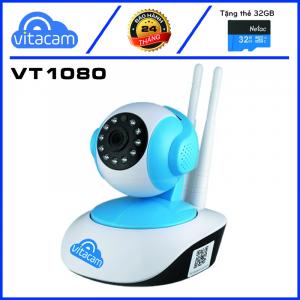 Vitacam VT1080 - Camera Ip Wifi 1080P - 2.0Mpx Full HD - Xoay 355 độ, đàm thoại 2 chiều