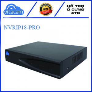 Đầu ghi hình Vitacam Ip PRO  ST 5MPX playback H265 18 kênh – NVRIP18-PRO